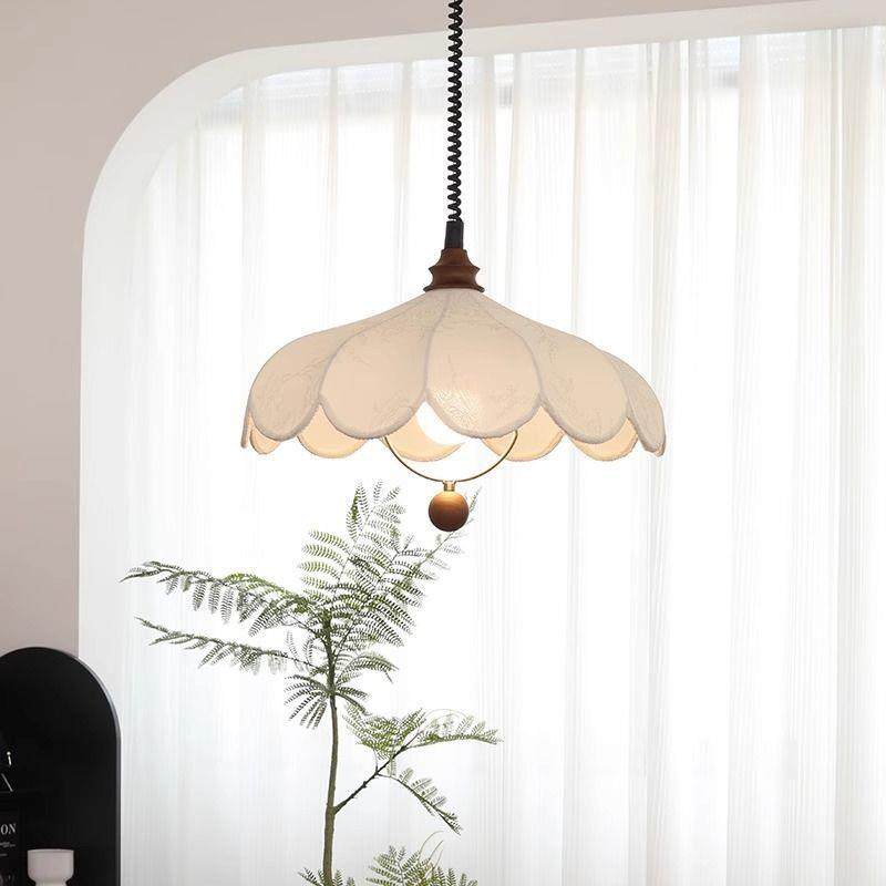 法769式复房古餐厅灯可伸缩吧台卧室书阳台茶桌客厅吊奶油布风艺,淘宝优惠券,粉丝福利购,淘宝优惠卷