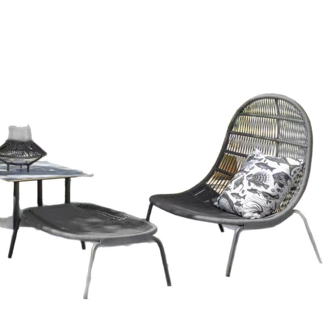 耐休闲户外编藤师WDW沙发家装设计售部室楼外庭院防晒磨绳编沙发,淘宝优惠券,粉丝福利购,淘宝优惠卷