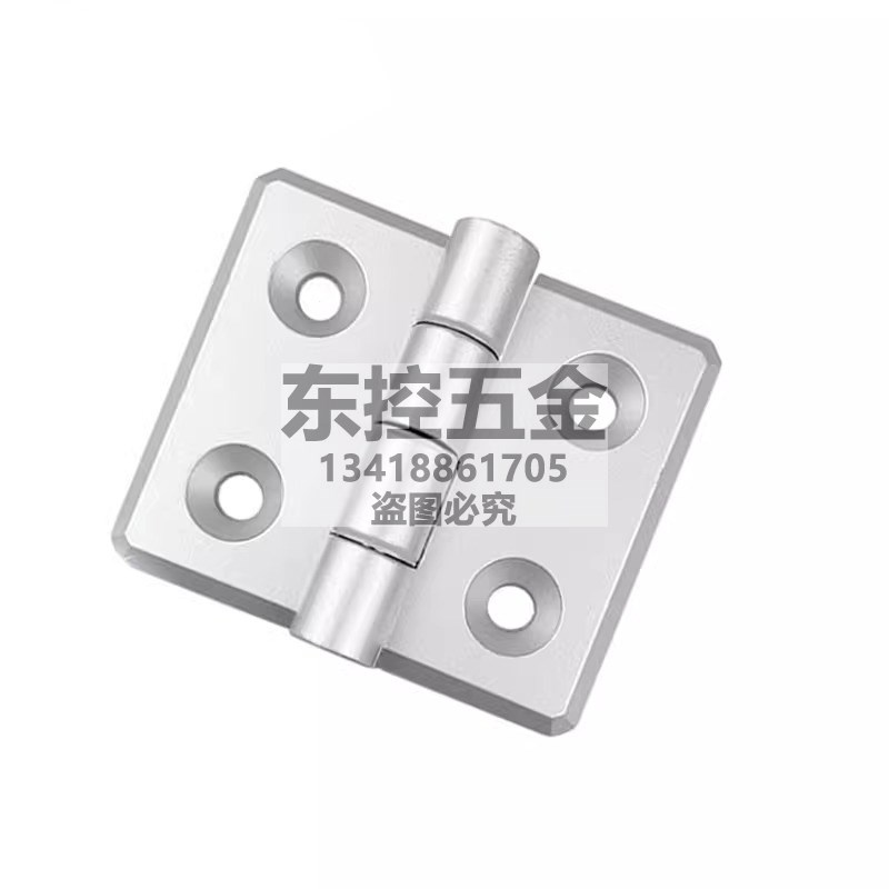 AKQ41-G-Z-6060/6065/6070型材通用铰链 固定型 门框锌合金合页 - 图2