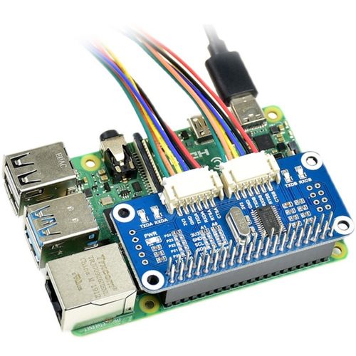 树莓派Raspberry Pi 3B/4B/Zero 两路UART串口扩展板 I2C串口模块 - 图3