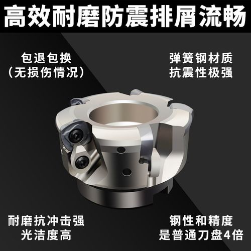 ASRF快进给铣刀盘 日立款SDMT120512/15数控铣刀片模具开粗面铣刀 - 图0