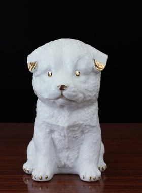 电视柜简单多功能客厅造型门厅居家用具L单件创意生肖狗摆件桌子