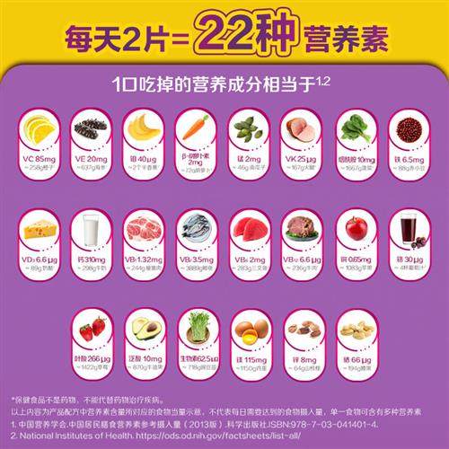 160片银善存多种维生素矿物质中老年女士复合维生素同官方经营店,淘宝优惠券,粉丝福利购,淘宝优惠卷