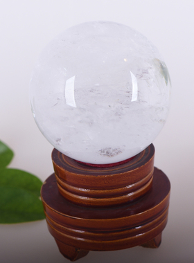 w白色水晶球家居装饰E客厅办公桌摆件礼品X