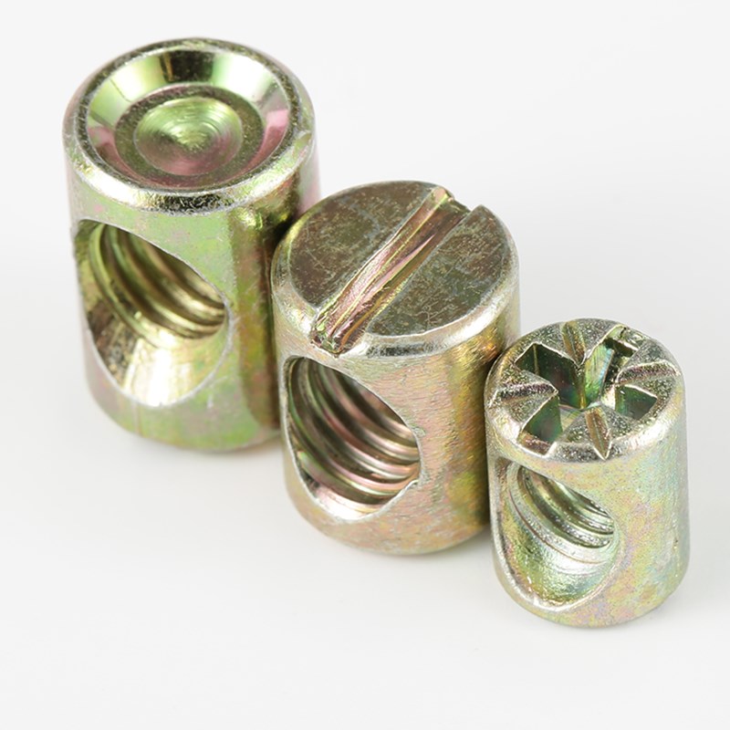 锤子螺母螺帽锤头家具螺丝连接件配件一字十字M6M8*11x12x15x17mm - 图3