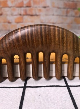 阿根廷绿檀非常香按摩梳经络按摩绿檀木梳宽齿按摩.木木质梳子