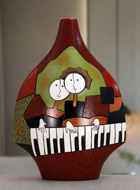 创意摆件特色家居k装饰品客厅玄关博古架创意陶瓷艺术办公室装饰