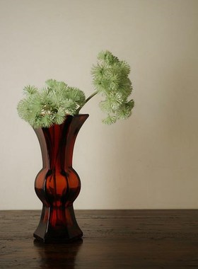 十境fe色光面琉璃新中式客厅酒店样板间桌面软.装装饰摆件