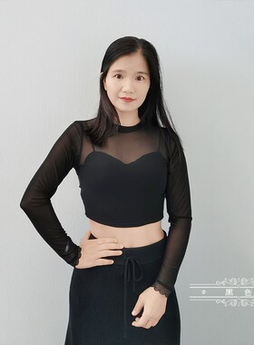 2020夏季新款韩版网纱小半高领长袖假领子打底假领围脖套头假衣领