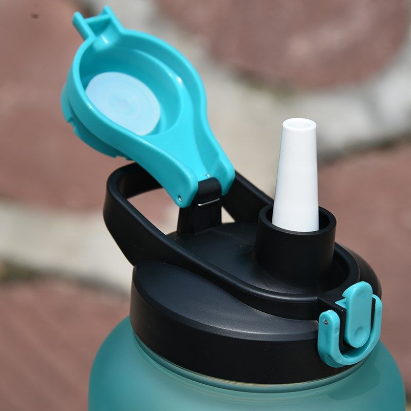 高加索演习2400ML婴儿级Tritan材质渐变色大容量补水壶水杯带吸管,淘宝优惠券,粉丝福利购,淘宝优惠卷