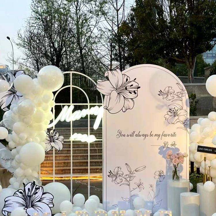 庆铁艺拱形背景花布田喜事屏风婚饰礼迎宾婚区置花架门橱窗F966MH,淘宝优惠券,粉丝福利购,淘宝优惠卷