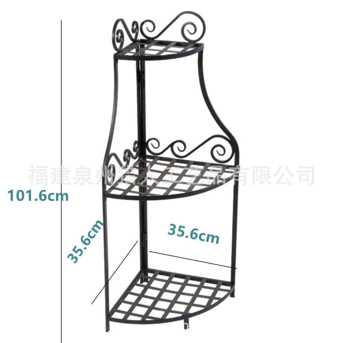 欧式层镂空装三饰铁艺花盆落架室内外客厅栽XY-345阳台盆角架,淘宝优惠券,粉丝福利购,淘宝优惠卷