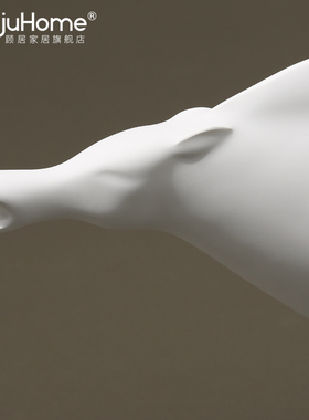 新中式马摆件f客厅电视柜博古架玄关书房书桌样板间创意家居装饰