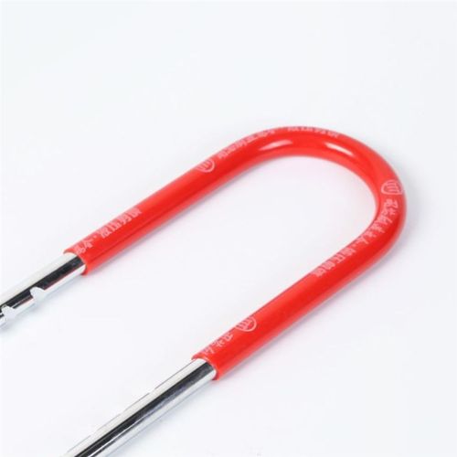 u型玻璃门锁推拉门双开门室外插锁合金钢安全防盗门U型锁厂家 - 图0