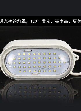 LED冷库专用灯10W高效节能防潮防水耐低温冷冻库速冻库灯具包邮