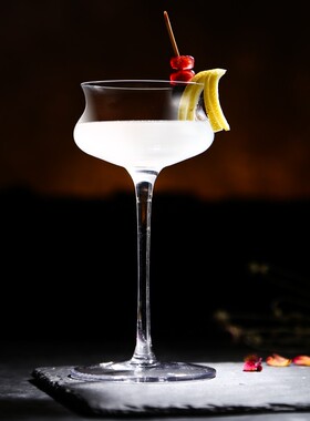 创意个性收口高脚鸡尾酒杯 马天尼杯 马提尼杯香槟杯酒吧专业酒杯