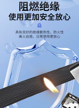 黑色PET尼龙阻燃编织网管蛇皮网伸缩套管电缆电线机箱机箱护线套