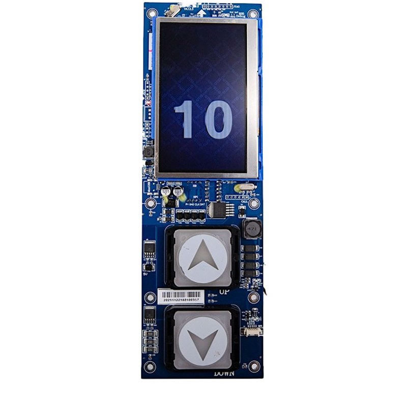 杭州西奥电梯HPB12一体式外呼彩屏HBP12TFT4300T-TK/MK奥的斯配件 - 图0