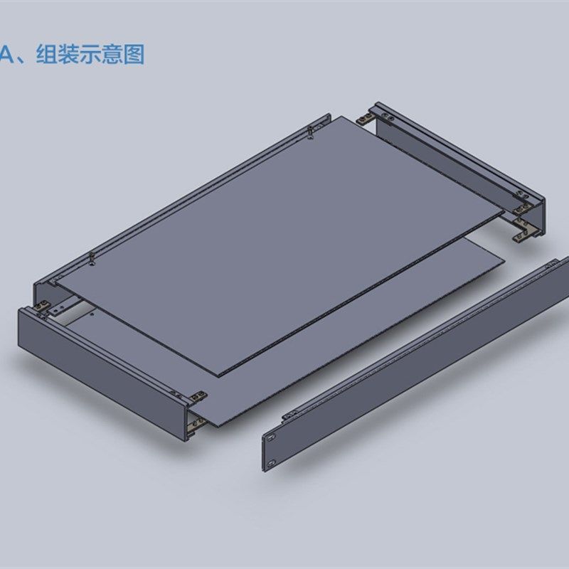 19-inch 1U-250 all-aluminum chassis, aluminum alloy chassis shell, aluminum profile chassis shell, instrument aluminum box