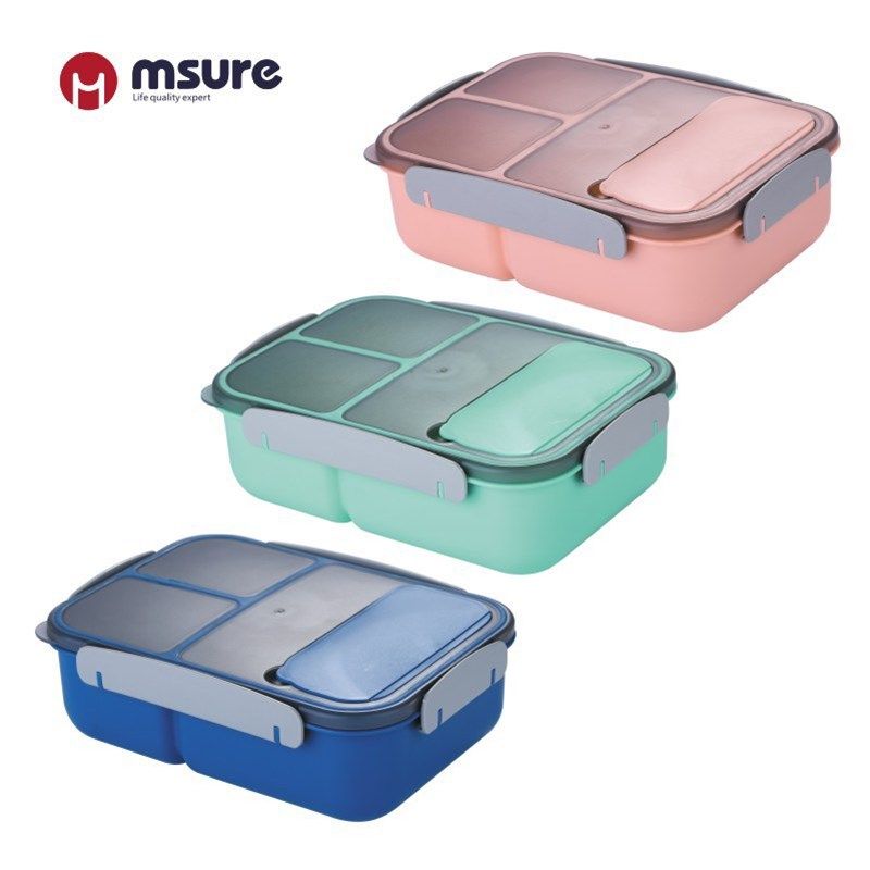 1800ml三格健身沙拉保鲜盒上班族饭盒午餐盒可微波炉加热便当盒,淘宝优惠券,粉丝福利购,淘宝优惠卷