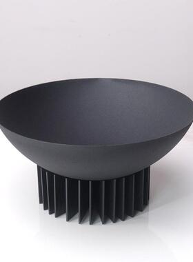 创意百品叶金属摆件新中样式板间书房装饰摆件客厅桌软面摆放Z056