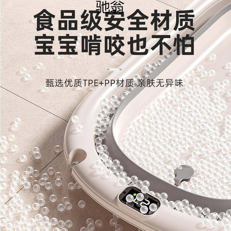 大号婴儿洗幼澡盆婴儿浴盆浴盆宝宝可折家叠儿坐躺浴桶小孩用儿童,淘宝优惠券,粉丝福利购,淘宝优惠卷