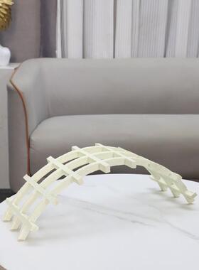 现家代简约弯形网格树脂果盘厅摆件客厅餐1208酒店电视柜软装居装