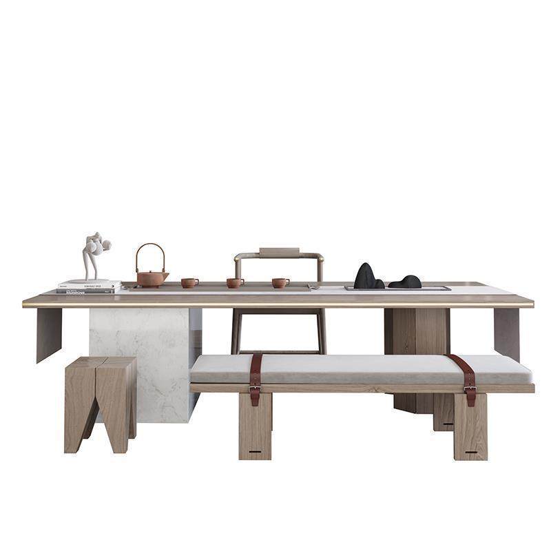 新式实木茶桌椅现无品牌/代简几轻奢茶馆办公室泡茶约桌茶茶台中,淘宝优惠券,粉丝福利购,淘宝优惠卷