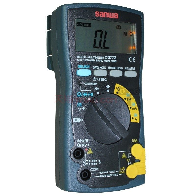sanwa三和CD772高精度标准真有效值自动量程数字万用表防烧万能表,淘宝优惠券,粉丝福利购,淘宝优惠卷