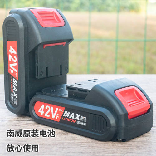 南威42VF手电钻锂电池 充电器手枪钻88VF锂电池手持电钻工具通用 - 图1