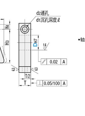 导向轴支座 T型 带固定把手型SHSTBCL SHSTMCL SHSTSCL
