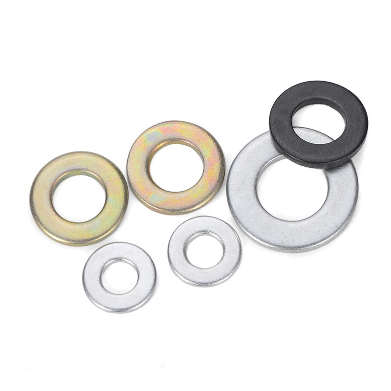 黑色8.8级平垫圈金属加厚垫片垫圈介子华司M6M8M10M12M16M20M24 - 图2