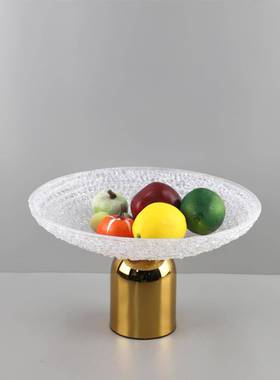 新中式金属件蘑菇果盘桌111摆样房电视板柜客厅餐厅玄关家居装饰