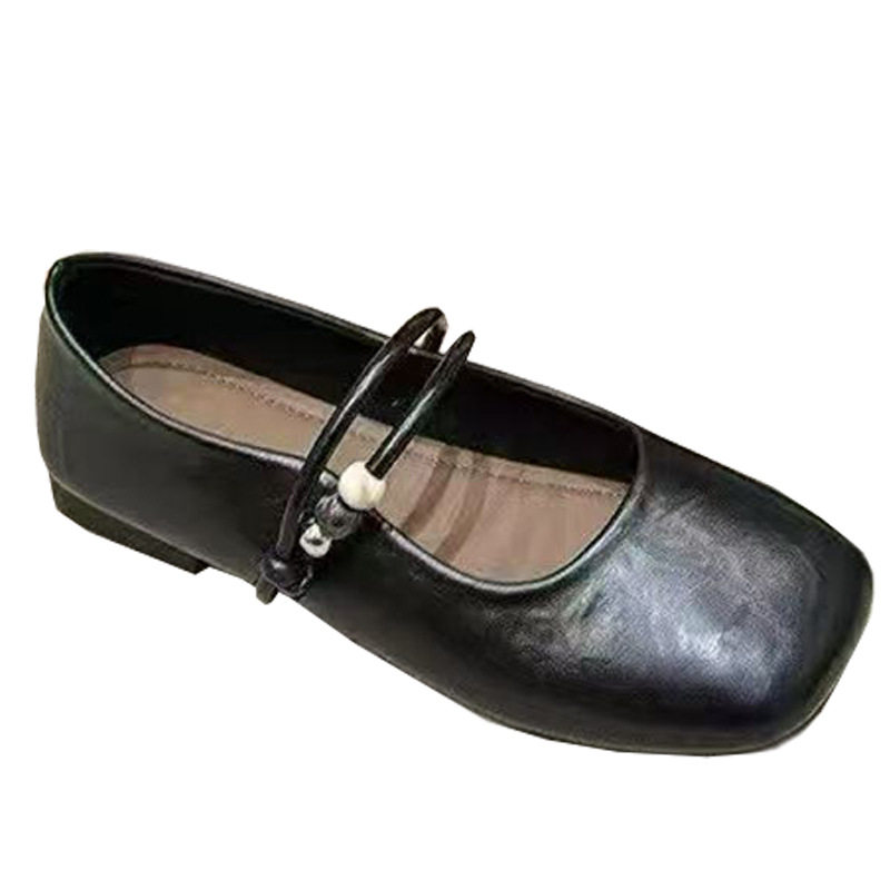 2025新款女鞋冬温柔平底奶奶鞋玛丽珍高跟鞋配裙子小皮鞋单鞋女,淘宝优惠券,粉丝福利购,淘宝优惠卷