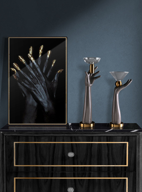 北欧陶瓷雕塑摆件客厅p酒柜装饰品样板书房间电视柜桌面创意工艺