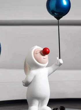 简约轻奢气球电视柜p入户玄关装饰家居摆件客厅乔迁新居礼物