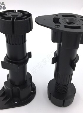 加厚橱柜调节脚快装式PP料整体厨房地脚线配件脚挡板支撑腿橱柜脚