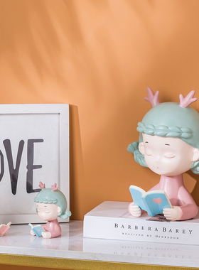 北欧轻奢可爱少女心小房间卧w室小摆件客厅酒柜电视柜玄关柜装饰