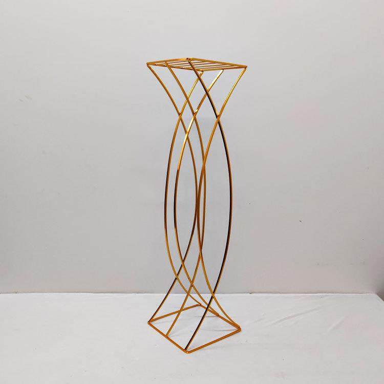 店新款婚庆道具电收腰鱼镀人路引SIV花架美婚礼酒餐厅家居花瓶摆,淘宝优惠券,粉丝福利购,淘宝优惠卷