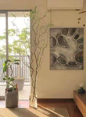 龙柳鲜枝水培树枝客厅落地插花水养真干花花束装饰摆件干枝送人礼