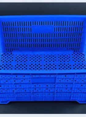 周转箱塑料长方形加厚带盖塑胶筐物料盒特大号养鱼养龟物流收纳箱