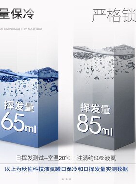 艾析液氮罐10升20升30升存储冻精大口径液氮桶实验室运输生物容器