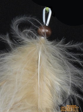 新疆民族乐器冬不拉q装饰毛冬不拉琴尾挂饰动物羽毛挂饰