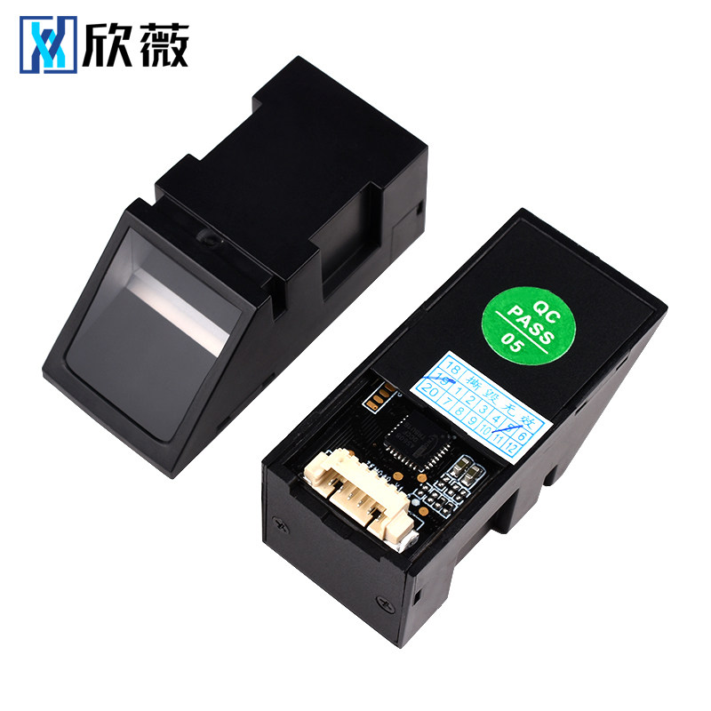 AS608 optical fingerprint recognition module FM-40/70 STM32 51 microcontroller access control optical attendance collection