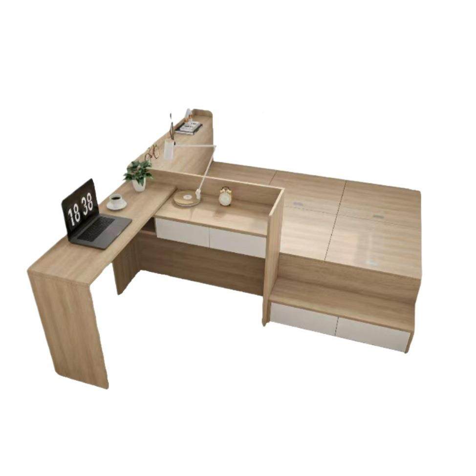 小户型高箱榻榻米板带书桌衣柜一床床组KHB合式体踏踏米小房间单,淘宝优惠券,粉丝福利购,淘宝优惠卷