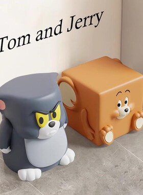 猫和老鼠客厅落地换鞋凳摆件卡通装饰品沙发边几玄关X乔迁新居礼