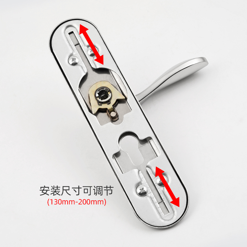 单舌锁门锁家用通用型卧室卫生间木门把手换锁厕所老式室内免打孔 - 图0