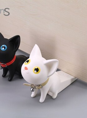门把手免打孔可爱动物猫门塞防y撞垫门吸门顶阻门器门挡防撞器儿