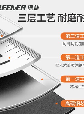 绿林卷尺5米尺子米尺鲁班尺高精度钢卷尺量尺圈尺拉盒尺自锁家用