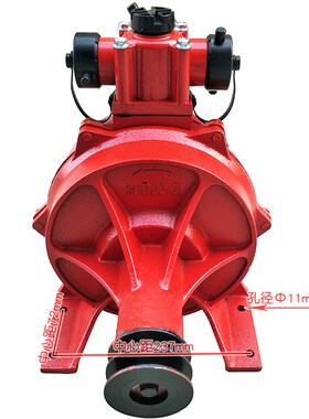 农用2寸加高压双叶轮扬程水泵泵头铝拖泵二寸自吸泵50mm抽水机灌